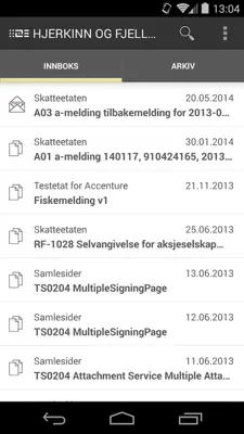 Altinn android App screenshot 4